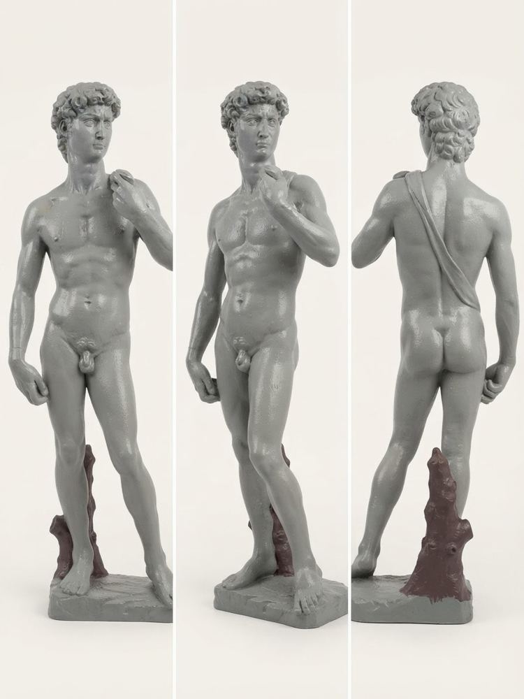 Réplica de escultura clásica